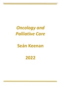 Oncology and Palliative Medicine 
