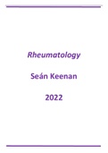 Rheumatology  Medical Notes