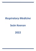 Respiratory Medicine / Pulmonology  Medical Notes