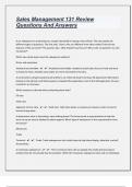 SALES MANAGEMENT PACKAGE DEAL