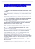 BANA 2372 - Hollander - Final Exam - Chapters 1-9 - All Practice Questions&comma; Final Exam Part 3