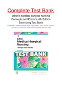 Dewit&rsquo;s Medical Surgical Nursing Concepts and Practice 4th Edition Stromberg Test Bank