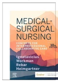 Concepts For Interprofessional Collaborative Care 10th Edition Ignatavicius Workman Rebar Heimargartner Medical Surgical Nursing Test Bank