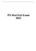 PN Hesi Exit Exam 2021/2022 - Over 100 Questions & Answers