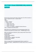 CIS ITSM 1 Exam 2024&lowbar;2025 fully solved & updated