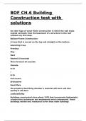 BOF CH&period;6 Building Construction test with solutions&period;