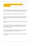 ALCOHOLEDU FINAL EXAM 2024&sol;2025 