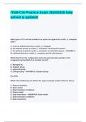 ITSM CIS Practice Exam 2024&lowbar;2025 fully solved & updated