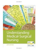 Test Bank Understanding Medical-Surgical Nursing 6th Edition Linda S. Williams Paula D. Hopper |Test Bank Chapter 1-57|ISBN: 9780803668980