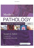 Mosby's Pathology for Massage Therapists 4th Edition Salvo Test Bank