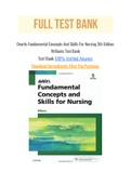 Dewits Fundamental Concepts And Skills For Nursing 5th Edition Williams Test Bank