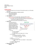Class notes CHMG 142 - Colligative Properties