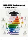 HED4802 Assignment 2 &lpar;COMPLETE ANSWERS&rpar; 2024 - &semi;TRUSTED workings&comma; explanations 