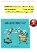 Test bank for consumer behaviour buying having and being eighth canadian edition&period;pdf