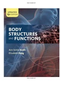 Body Structures and Functions 13th Edition Scott Test Bank