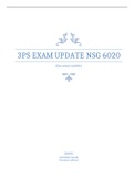 NSG 6020 3Ps EXAM