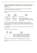 Principles of Finance - C708 Pre Assessment&period;