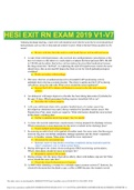 NURSING 203HESI EXIT RN EXAM 2019 V1-V7 - 160 TOTAL QUESTIONS & ANSWERS FOR EACH VERSION AUTHENTIC, A+ GUIDE_.p