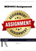 HED4802 Assignment 2 &lpar;COMPLETE ANSWERS&rpar; 2024 Curriculum Studies