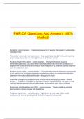  PHR-CA Questions And Answers 100&percnt; Verified&period;