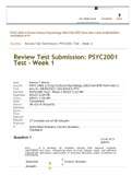 PSYC-2001 Week 1 Test -Cross-Cultural Psychology Fall 2022