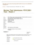 PSYC-2001 Week 2 Test -Cross-Cultural Psychology Fall 2022