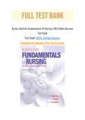 Kozier And Erbs Fundamentals Of Nursing 10th Edition Berman Test Bank