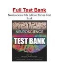 Neuroscience 6th Edition Purves Test Bank