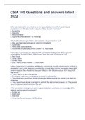 CSIA 105 Questions and answers latest 2022