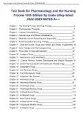 Test Bank for Pharmacology and the Nursing Process 10th Edition By Linda Lilley-latest 2022-2023 RATED A&plus;&plus; 