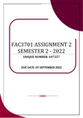 FAC3701 ASSIGNMENT 2 SEMESTER 2 - 2022 (697257)