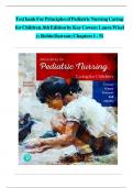 Test bank For Principles of Pediatric Nursing Caring for Children&comma; 8th Edition by Kay Cowen&semi; 
