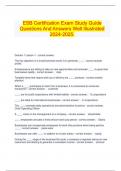  ESB Certification Exam Study Guide Questions And Answers Well Illustrated 2024-2025&period;