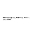Pharmacology And The Nursing Process 9th Edition.