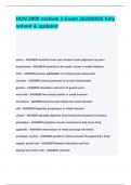HUN 2000 module 3 Exam 2024&lowbar;2025 fully solved & updated
