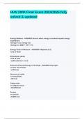  HUN 2000 BUNDLED EXAM 2024&sol;2025 WITH 100&percnt; CORRECT ANSWERS