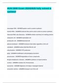 HUN 2000 Exam 2024&lowbar;2025 fully solved & updated