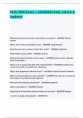 HUN 2000 Exam 1 2024&lowbar;2025 fully solved & updated&period;