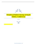 Principles of Pediatric Nursing: Caring for Children, 7e (Ball et al.) | 