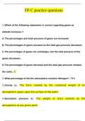 FP-C practice  QUESTIONS AND ANSWERS &lpar;2024&sol;2025&rpar; &lpar;VERIFIED ANSWERS&rpar;