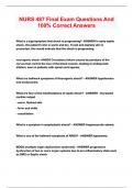 NURS 487 Final Exam Questions And 100&percnt; Correct Answers