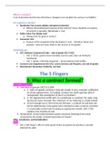 Learning contracts outline for law school 