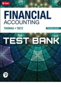 TEST BANK for Financial Accounting 13th Edition 2022 by C William Thomas and Wendy M. Tietz . (Complete Download). 850 Pages