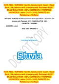 NUR 2092 &sol; NUR2092 Health Assessment Exam 2 Quiz Bank &vert; Questions and Answers with Rationale BEST EXAM SOLUTION 100&percnt; CORRECTLY&sol;VERIFIED ANSWERS&vert; Latest                                                                                 2022 &sol; 2023 &vert;GRADED A&plus; 