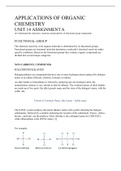 Unit 14 A - Functional group chemistry for designer molecules