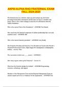 AKPSI  PACKAGED EXAMS LATEST UPDATED 