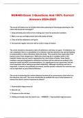 NUR480 Exam 3 Questions And 100&percnt; Correct Answers 2024-2025