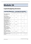 Module 24 Capital Budgeting Decisions