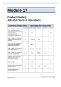 Module 17 Product Costing: Job and Process Operations 