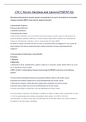ANCC Review Questions And Answers &lpar;PMHNP&rpar; &vert;Review &vert;Correct &vert; 2022&sol;2023&vert; 